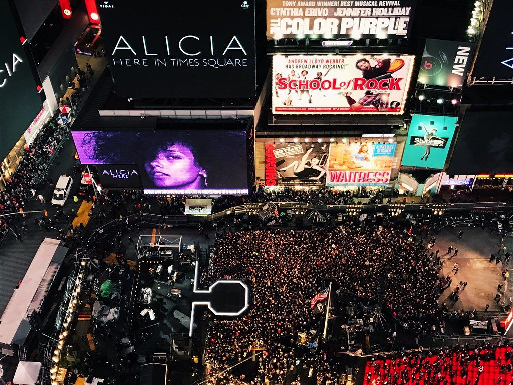 Here in times square